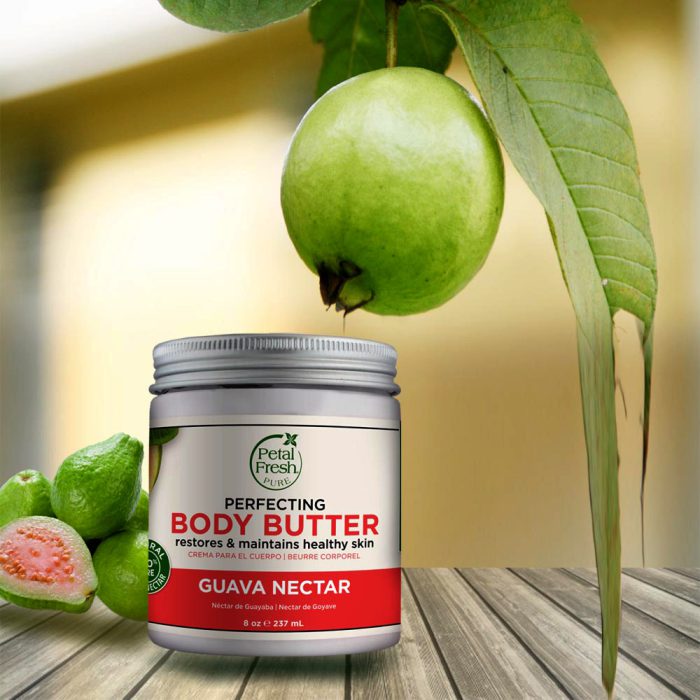 کره بدن پتال فرش حاوی شهد گواوا Petal Fresh Perfecting Body Butter Guava Nectar 237ml