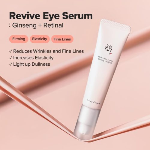 سرم دور چشم آبرسان و ضد چین و چروک بیوتی آف جوسان Beauty of Joseon Revive Eye Serum Ginseng + Retinal 30ml
