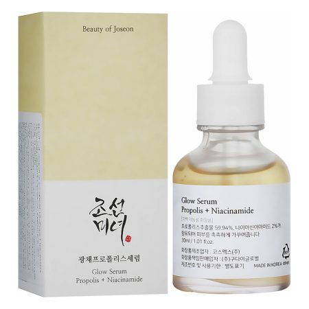 سرم شفاف و براق کننده نیاسینامید و پروپولیس بیوتی اف جوسان BEAUTY OF JOSEON GLOW SERUM PROPOLIS + NIACINAMIDE 30ml