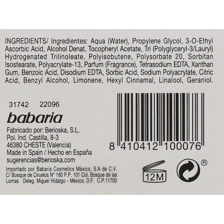 سرم ویتامین سی باباریا Babaria Vitamin C serum 30ml