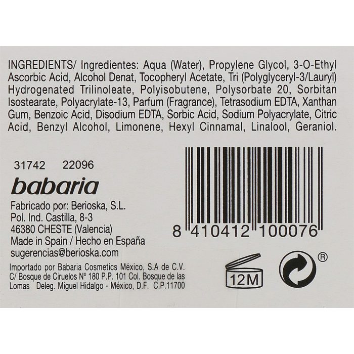 سرم ویتامین سی باباریا Babaria Vitamin C serum 30ml