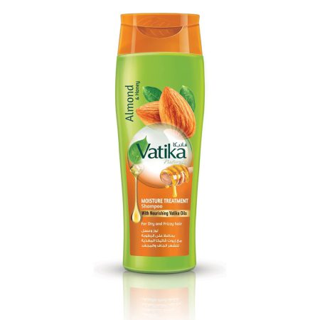 شامپو آبرسان بادام و عسل واتیکا Vatika Moisture Treatment Shampoo Almond & Honey Shampoo 400ml