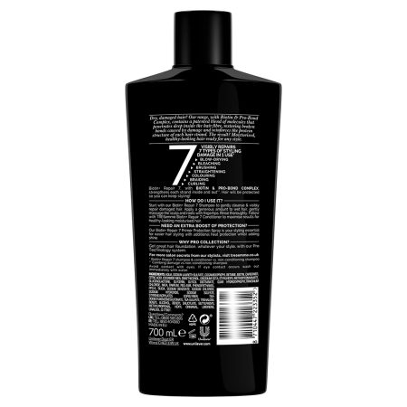 شامپو ترمیم کننده موهای آسیب دیده حاوی بیوتین ترزمی ترزمه TRESemme Shampoo Repair & Protect 7 with Biotin 700ml