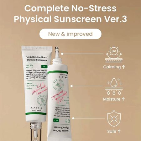 ضدآفتاب فیزیکی اکسیس وای AXIS-Y Complete No-Stress Physical Sunscreen sunscreen 50ml