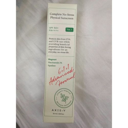 ضدآفتاب فیزیکی اکسیس وای AXIS-Y Complete No-Stress Physical Sunscreen sunscreen 50ml