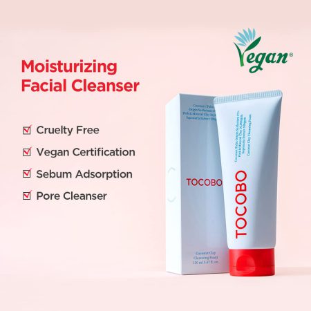 فوم پاک کننده خاک رس نارگیل توکوبو Tocobo Coconut Clay Cleansing Foam 150ml