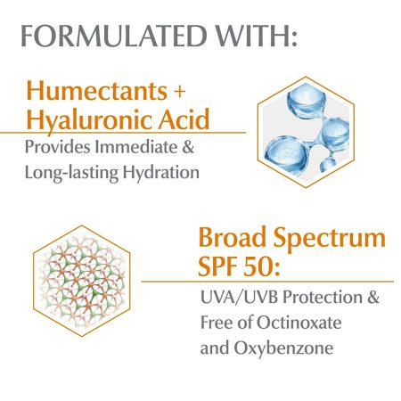 لوسیون ضدآفتاب و آبرسان اوسرین Eucerin Advanced Hydration Hyaluronic Acid Humectants SPF50 AOX Shield Sunscreen Lotion