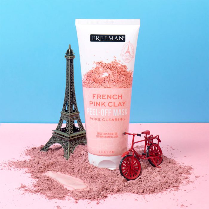 ماسک صورت خاک رس صورتی فرانسوی فریمن Freeman French Pink Clay Peel Off Mask Pore Clearing