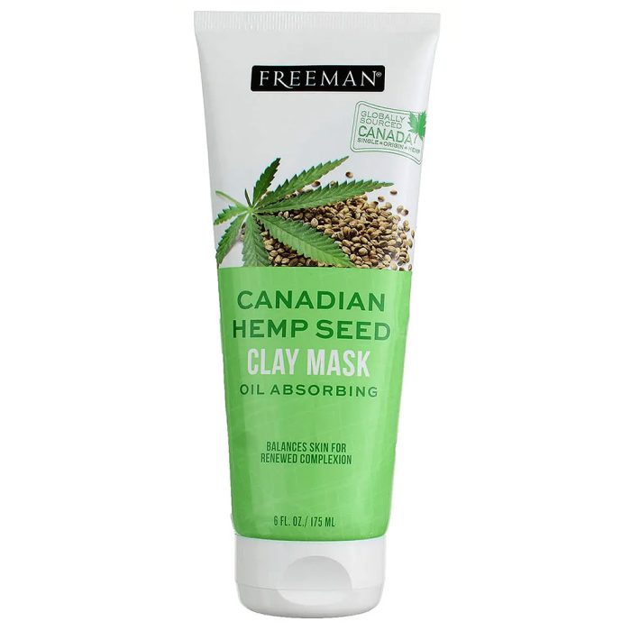 ماسک مات کننده صورت شاه دانه کانادایی فریمن Freeman Canadian Hemp Seed Clay Mask Oil Absorbing