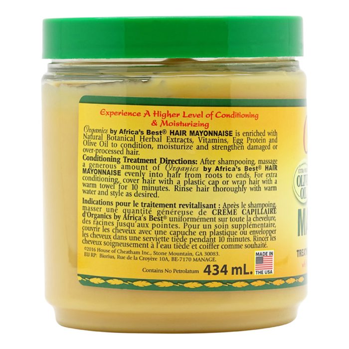 ماسک مایونز موهای فر آفریکاز بست Africas Best Orig Hair Mayonnaise Mask 426g