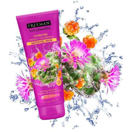 واتر ژل ماسک آبرسان کاکتوس و تمشک فریمن Freeman Hydrating Cactus and Cloudberry Water Gel Mask