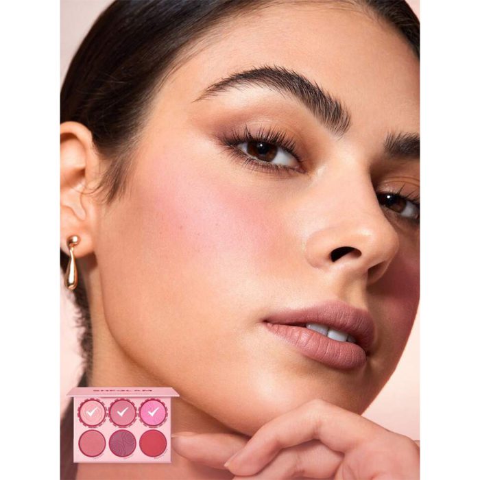 پالت رژگونه 6 رنگ شیگلم SHEGLAM FLORAL FLUSH BLUSH PALETTE BLUSHING BOUQUET