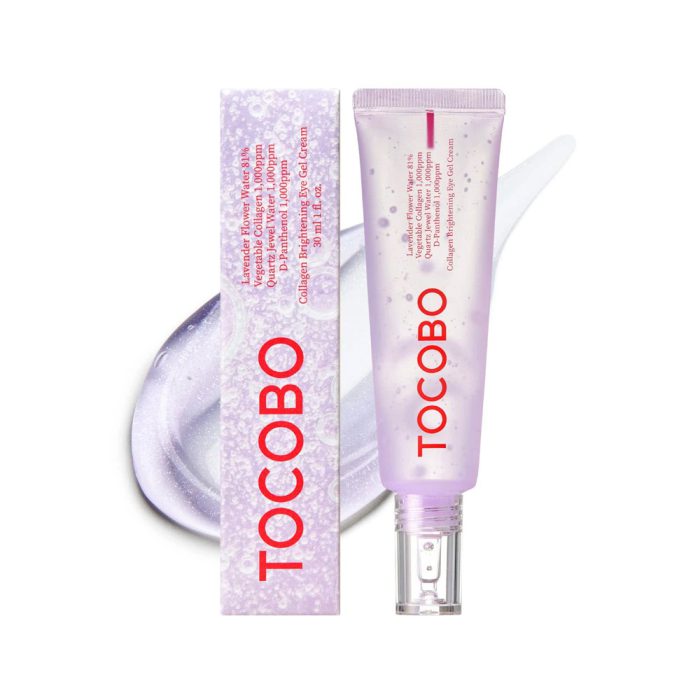 ژل کرم دور چشم روشن کننده و مرطوب کننده کلاژن توکوبو TOCOBO Collagen Brightening Eye Gel Cream 30ml