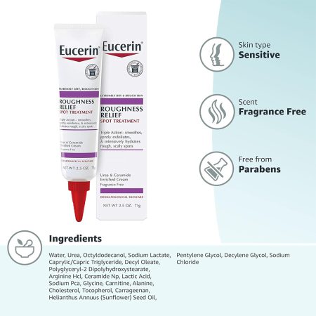 ژل کرم ضد لک اوسرین درمان لکه های سر سخت پوست Eucerin Roughness Relief Spot Treatment 71g