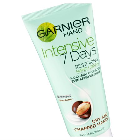 کرم آبرسان دست شی باتر گارنیر Garnier Intensive 7 Days Restoring Hand Cream with Shea Butter