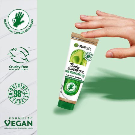 کرم دست آووکادو امگا گارنیه گارنیر Garnier Hand Superfood Avocado 75ml