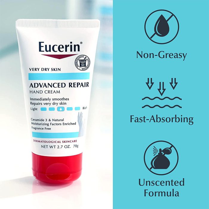 کرم دست ترمیم کننده اوسرین EUCERIN ADVANCED REAPIR HAND CREAM 78G