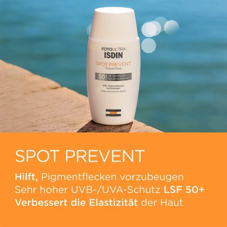 کرم ضد آفتاب اسپات پریونت فیوژن فلویید Isdin Foto Ultra 100 Spot Prevent Fusion Fluid SPF 50+ 100ml