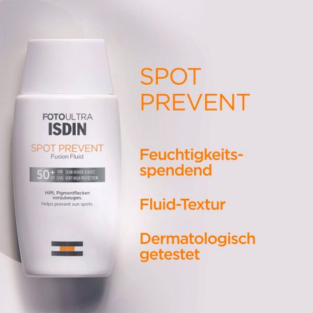 کرم ضد آفتاب اسپات پریونت فیوژن فلویید Isdin Foto Ultra 100 Spot Prevent Fusion Fluid SPF 50+ 100ml