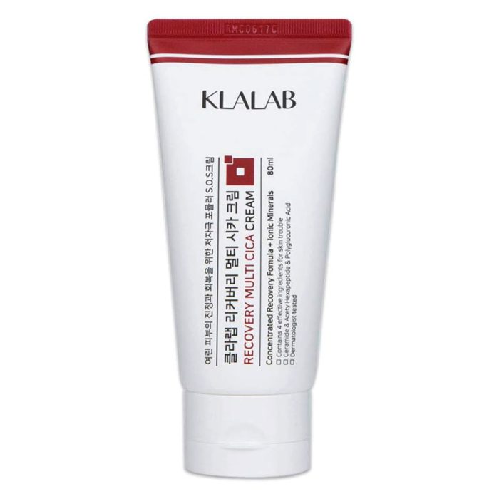 کرم مرطوب‌ کننده و ترمیم‌ کننده سد دفاعی پوست سوپر سیکا برند کلالب KLALAB Recovery Multi CICA Cream 80ml