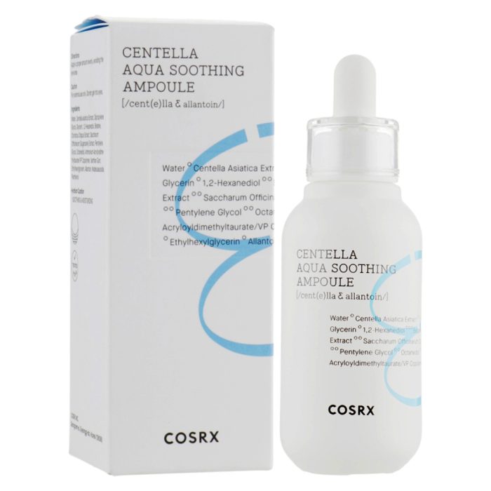 آمپول سرمی آبرسان و مرطوب کننده آکوا سنتلا کوزارکس Centella Aqua Soothing Ampoule Cosrx 40ml