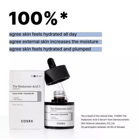 سرم آبرسان هیالورونیک اسید 3 کوزارکس Cosrx The Hyaluronic Acid 3 Serum 20ml