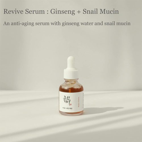 سرم ترمیم و بازسازی کننده جینسینگ و موسین حلزون بیوتی اف جوسان Beauty of Joseon Repair Serum Ginseng Snail Mucin 30ml