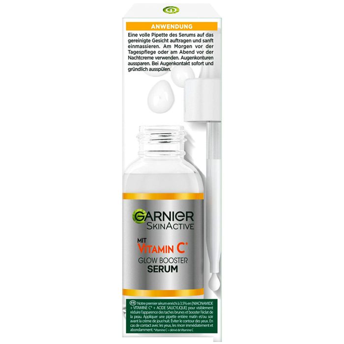 سرم ضد لک و روشن کننده ویتامین سی گارنیر Garnier Bright Complete Vitamin C Booster Serum 30ML