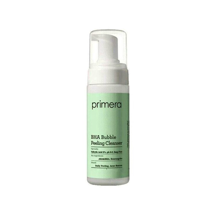 فوم شوینده حبابی لایه بردار و ضد جوش پریمرا Primera BHA Bubble Peeling Cleanser 50ml