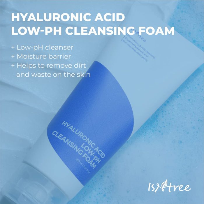 فوم شوینده هیالورونیک اسید ایزنتری Isntree Hyaluronic Acid Low-PH Cleansing Foam 150ml