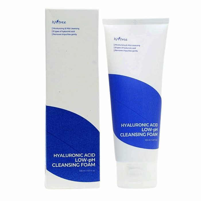 فوم شوینده هیالورونیک اسید ایزنتری Isntree Hyaluronic Acid Low-PH Cleansing Foam 150ml