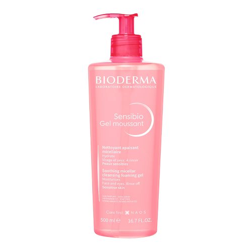 فوم ژل شستشوی صورت سنسیبیو بایودرما مخصوص پوست حساس و خشک Bioderma Sensibio Gel moussant