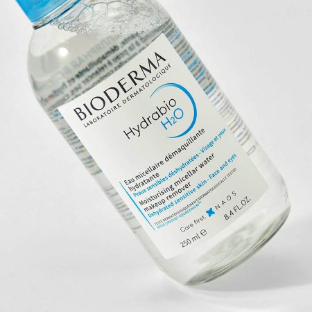 میسلار واتر مرطوب کننده و آبرسان آبی رنگ هیدرابیو بایودرما Bioderma Hydrabio Moisturizing Micellar Water Makeup Remover 500ml