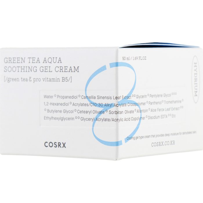 ژل کرم آبرسان و تسکین دهنده چای سبز کوزارکس COSRX Green Tea Aqua Soothing Gel Cream 50ml