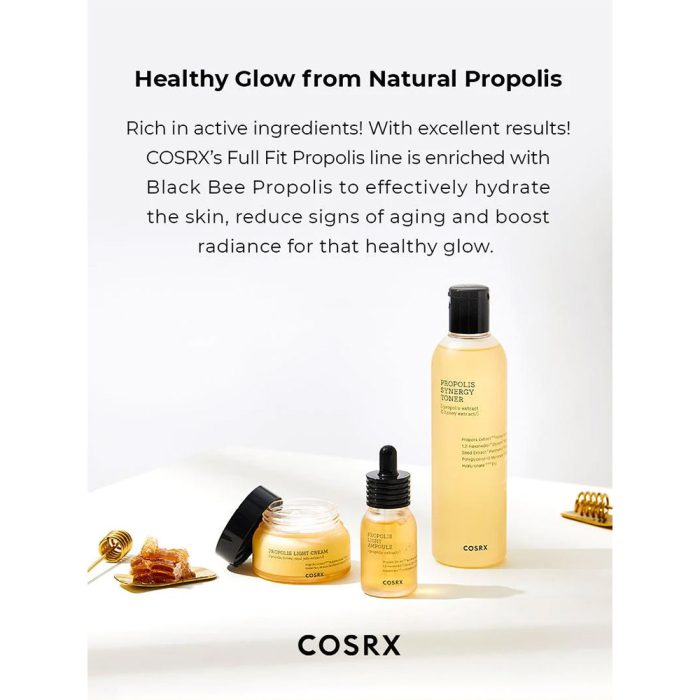 کرم آبرسان و درخشان کننده پروپولیس کوزارکس COSRX Full Fit Propolis Light Cream 65mL