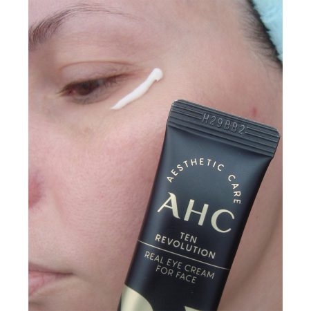 کرم دور چشم و صورت روشن کننده و ضد پیری AHC Ten Revolution Real Eye Cream For Face