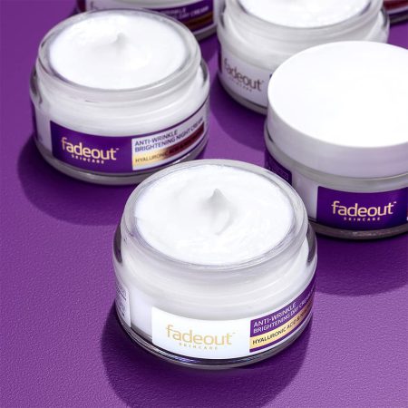 کرم روشن کننده و ضد چروک روز فید اوت Fadeout Anti Wrinkle Brightening Day Cream SPF25 Hyaluronic Acid Niacinamide