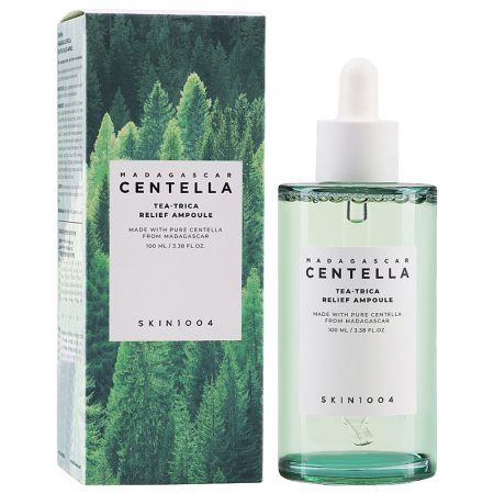 آمپول سنتلا ماداگاسکار تسکین دهنده چای تریکا اسکین 1004 Skin1004 Madagascar Centella Tea-Trica Relief Ampoule