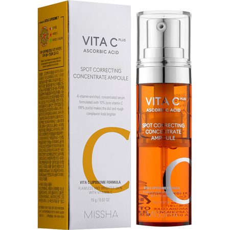 آمپول ضدلک و افتادگی ولوتی ویتامین سی میشا MISSHA Vita C Plus Spot Correcting Concentrate Ampoule 15g