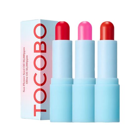 بالم لب رنگی شیشه ای توکوبو Tocobo Glass Tinted lip Balm 011 Flush Cherry