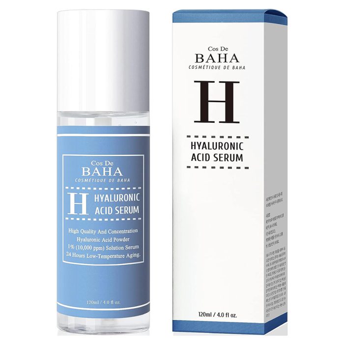 سرم آبرسان هيالورونيك اسید خالص کاز دی باها Cos De BAHA (H) Hyaluronic Acid Serum 120ml