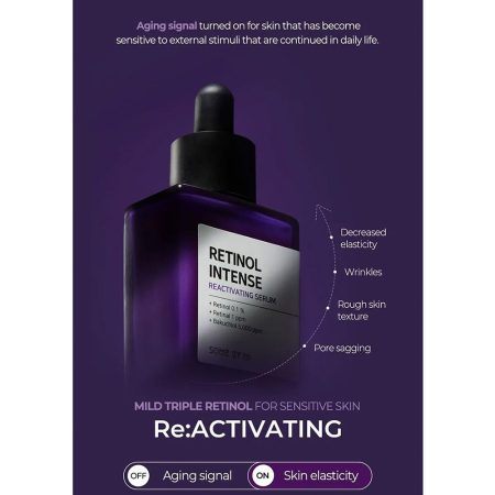 سرم رتینول سام بای می ضد پیری و جوانساز پوست SOME BY MI Retinol Intense Reactivating Serum 30ml