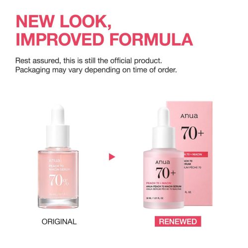سرم روشن کننده نیاسینامید آنوا حاوی عصاره هلو Anua Peach 70% Niacin Serum 30ml