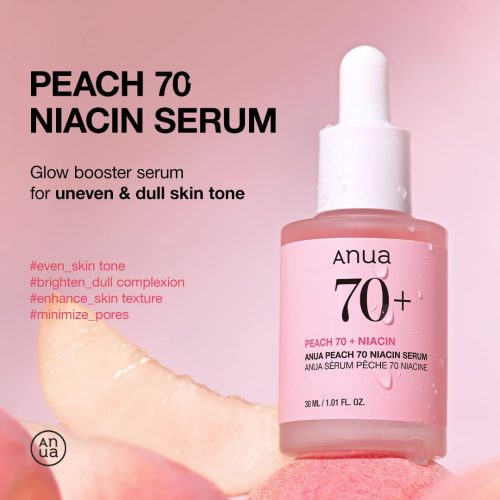 سرم روشن کننده نیاسینامید آنوا حاوی عصاره هلو Anua Peach 70% Niacin Serum 30ml