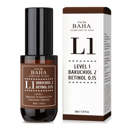 سرم ضد چروک باکوچیول و رتینول کاز دی باها Cos De BAHA L1 Bakuchiol & Retinol Serum 30ml