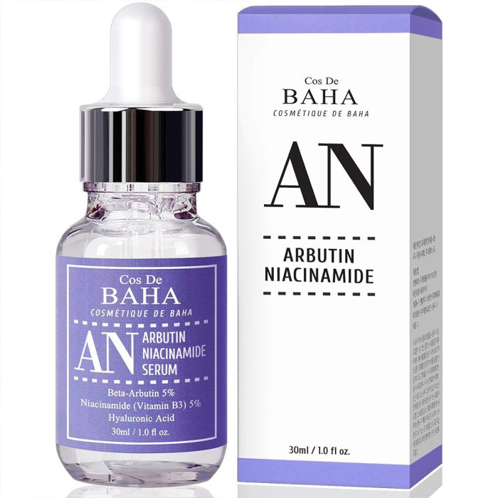 سرم ضدلک آربوتین نیاسینامید کاز دی باها Cos De BAHA AN Arbutin Niacinamide Serum 30ml