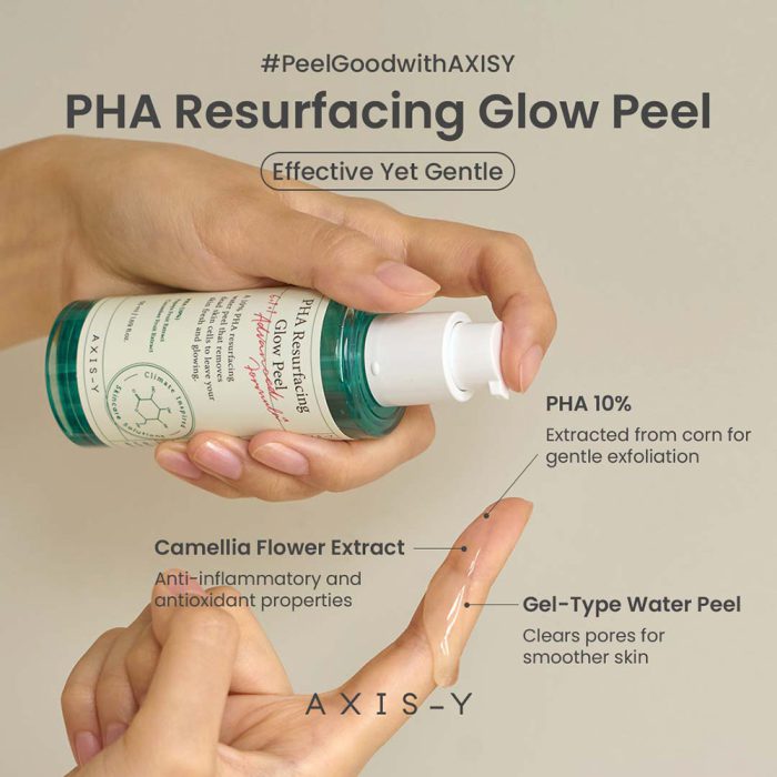 سرم لایه بردار ملایم شفاف کننده پوست اکسیس وای AXIS-Y PHA Resurfacing Glow Peel 50ml