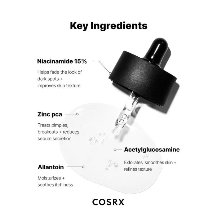 سرم نیاسینامید 15 کوزارکس ضد لک و روشن کننده پوست COSRX The Niacinamide 15 Serum 20ml