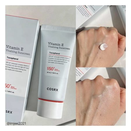 ضد آفتاب ویتامین E توکوفرول کوزارکس Cosrx Vitamin E Vitalizing Sunscreen SPF50+ 50ml