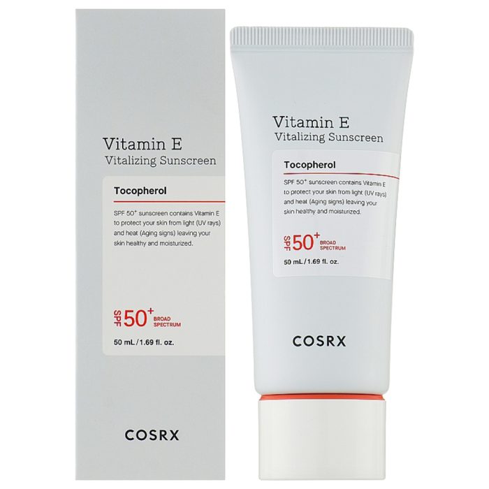 ضد آفتاب ویتامین E توکوفرول کوزارکس Cosrx Vitamin E Vitalizing Sunscreen SPF50+ 50ml